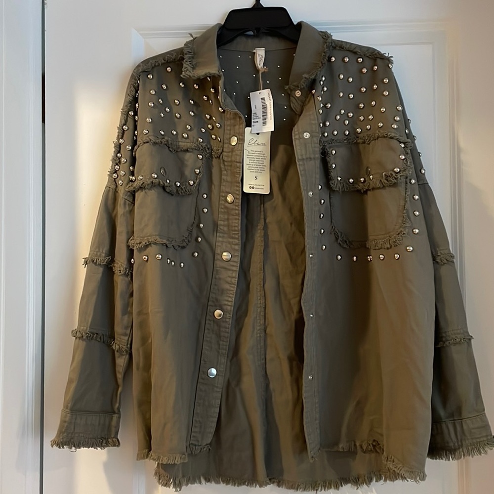 Elan Studded Shacket